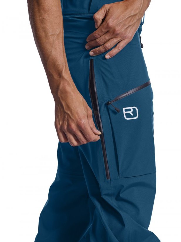 3L Deep Shell Pants Men's - oranžová - Clay Orange - Velikost: XL, Color: Clay Orange