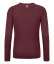 185 Merino Brand Outline Long Sleeve Women's - červená - Winetasting