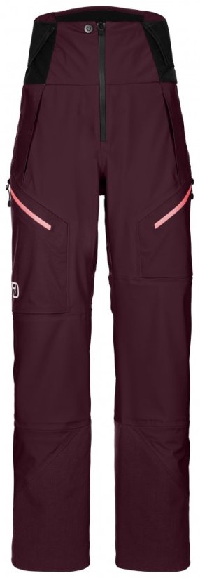 3L Guardian Shell Pants Women's - červená - Winetasting