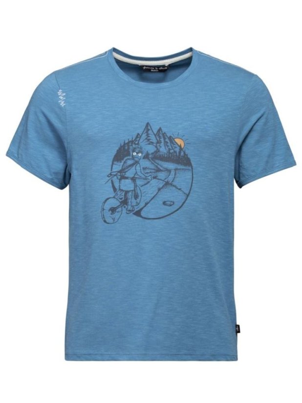 Chillaz HOMO MONS VELO-BLUE-L pánské tričko modré | Blue - Velikost: XL