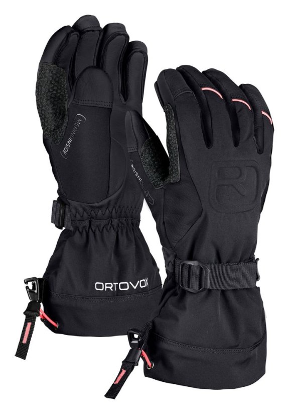Ortovox W's Merino Freeride Glove dámské rukavice | Black Raven | S