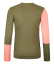 185 Rock'N'Wool Long Sleeve Women's - červená - Coral