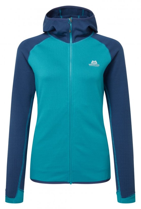 Eclipse Hooded Jacket Women's - zelená - Topaz/Medieval Blue
