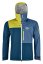 3L Ortler Jacket Men's - modrá - Petrol Blue - Velikost: M, Color: Petrol Blue