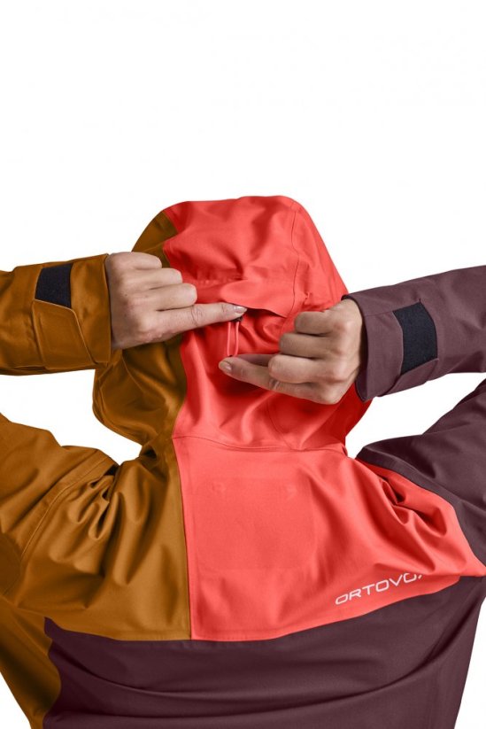 3L Ortler Jacket Women's - červená - Velikost: S