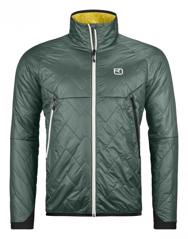 Swisswool Piz Vial Jacket Men's - šedá - Arctic Grey - Velikost: M, Color: Arctic Grey