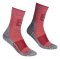 Alpinist Pro Compression Mid Socks Women's - červená - Blush