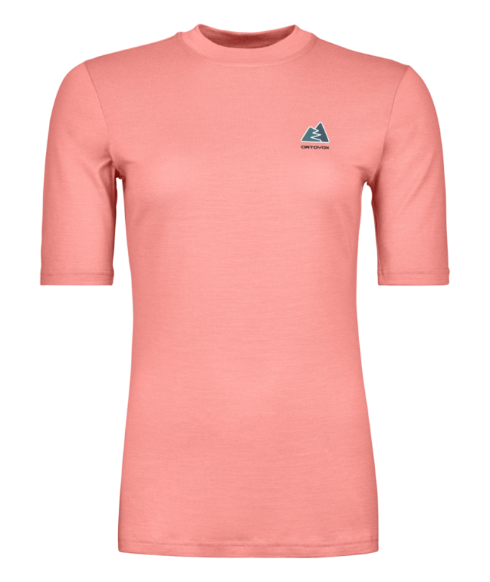 185 Merino Mtn Hug Ts Women's - šedá - Glacier Grey