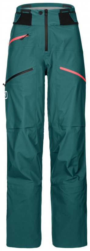 3L Deep Shell Pants Women's - zelená - Pacific Green - Velikost: M, Color: Pacific Green