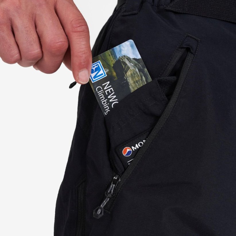 Montane TERRA PANTS prodloužená nohavice černá - Velikost: 36/XL Long