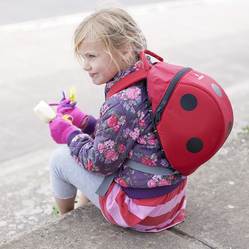 Animal Kids Backpack; 6 l; ladybird