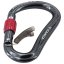 Atom Belay Lock; gun metal - gun metal