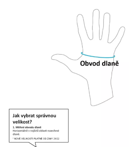 Jak vybrat velikost ORTOVOX - rukavice