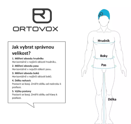 Jak vybrat velikost ORTOVOX