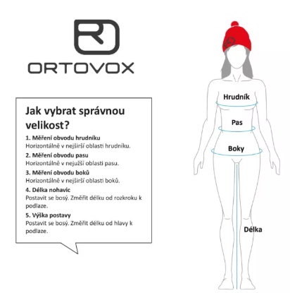 Jak vybrat velikost ORTOVOX 2